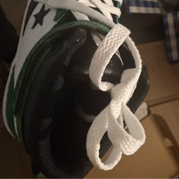 Converse Classic Green and White Sneakers - Picture 10 of 11